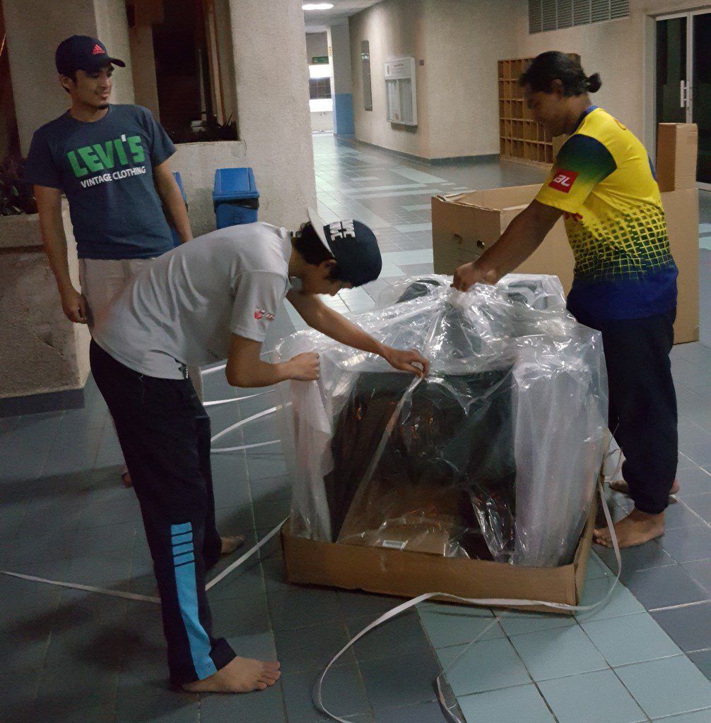 Installation massage chair UIA