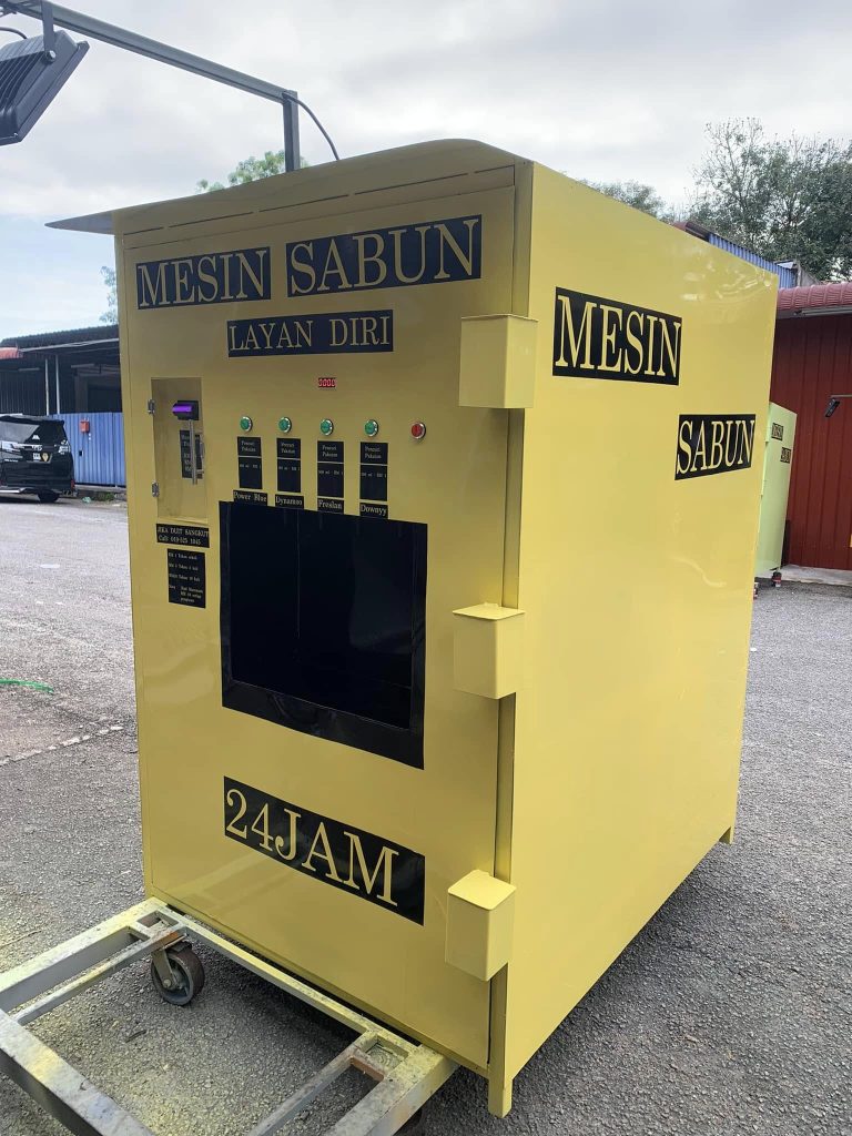 mesin layan diri sabun