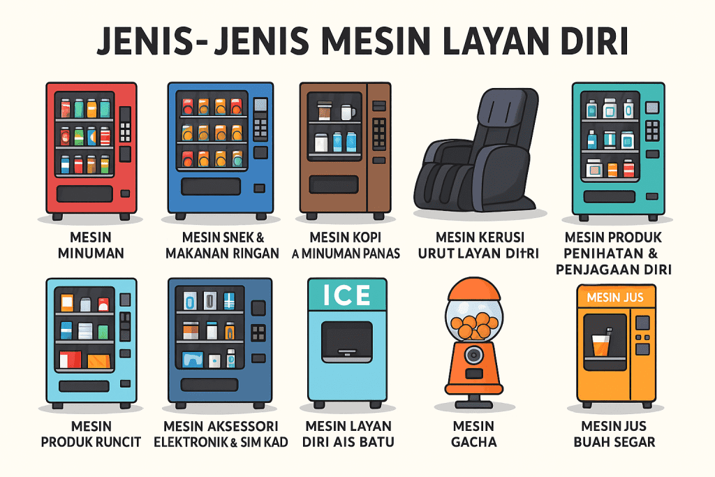 Jenis-Jenis Mesin Layan Diri